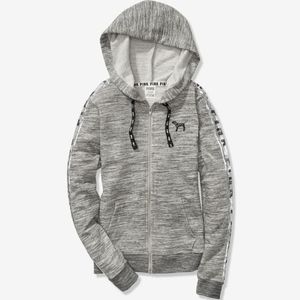 NWT Victoria's Secret Pink bling zip up hoodie